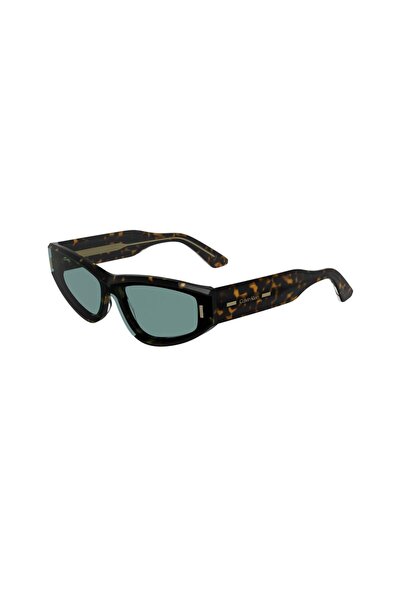 Calvin Klein CK 24534S 235 54 Kadın Cat Eye Kırçıllı Kahverengi Kemik Güneş G...