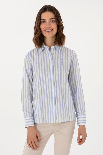 U.S. Polo Assn. Cămașă cu mânecă lungă pentru femei TEKSPOR 210234 .3