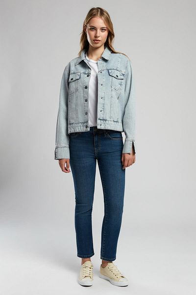 Lee Cooper Valery Γυναικείο Jean Jacket Τζιν