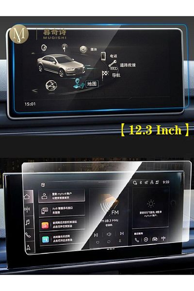 Techmaster Audi A4 A5 2020 Navigation Tempered Screen Protector
