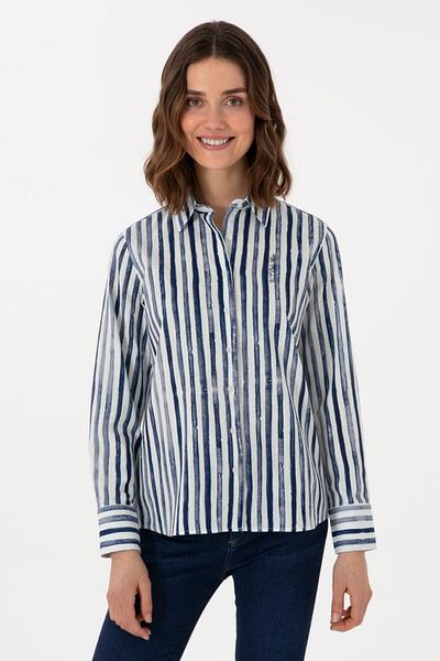 U.S. Polo Assn. Cămașă cu mânecă lungă pentru femei TEKSPOR 210234 .3