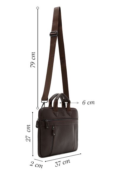 Derimod Men's Brown Long Strap Bag - 24SBD3104FT