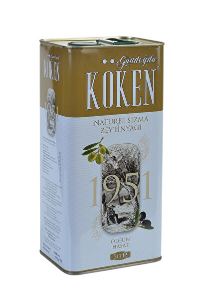 Gündoğdu Köken Olgun Hasat Natürel Sızma Zeytinyağı 5 Lt Teneke