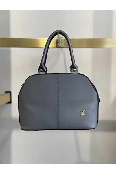 Zühre حقيبة Zühre باللون الرمادي مع سحاب للإغلاق 0332