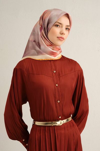 Armine Twill Silk Scarf 9310D