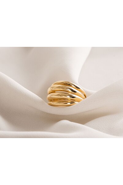 Safir Kuyumculuk Altın Çoklu Bombe Yüzük