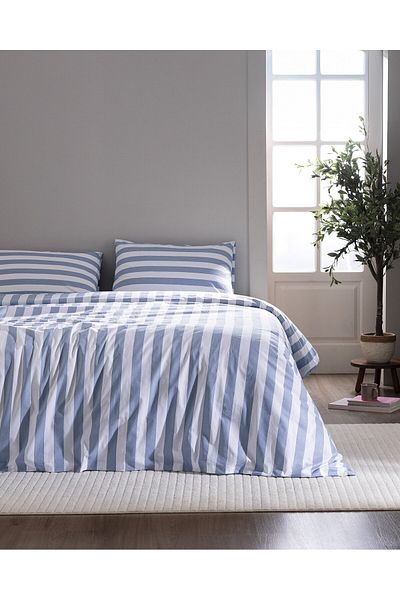 Madame Coco Avignon King Size Bettbezug-Set – Ranforce gemustert