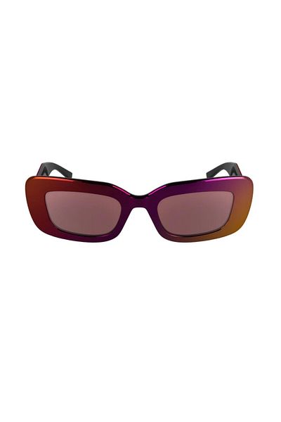 Karl Lagerfeld Kl 6164S 602 50 Unisex Rectangular Multi-Colored Bone Sunglasses