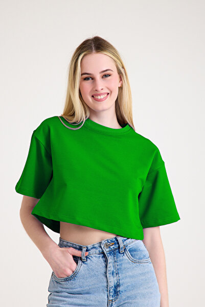 FEEL STYLE Skraćeni kroj Ležerna letnja tkanina protiv znojenja Pamuk paket c...