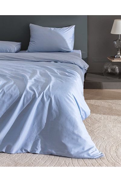 Madame Coco Clodia Bedrucktes Satin-Bettbezug-Set in Einzelgröße