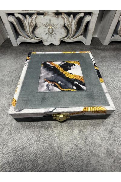 Jewel Ethnic Patterned Rosary Box