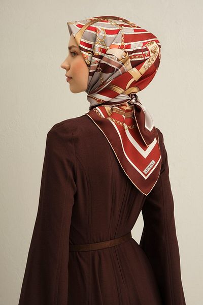 Armine Twill Silk Scarf 9315D