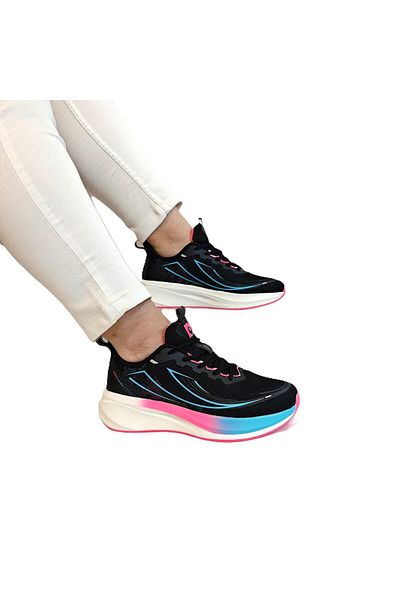 Pierre Cardin 11365 Pantofi sport negri anti-alunecare pentru alergare