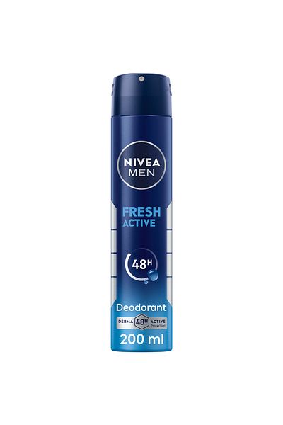 NIVEA NIVEA MEN Fresh Active, Antiperspirant for Men, Fresh Scent, Spray 200ml