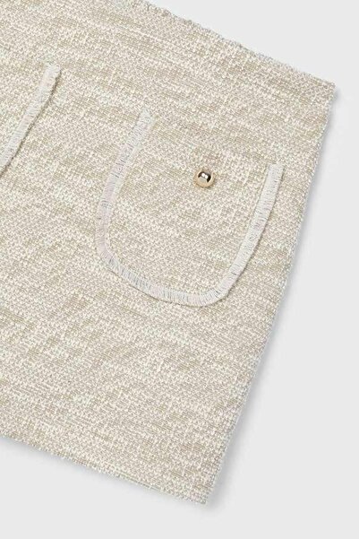 MAYORAL Fată 4-9 ani Tweed fustă pantalon scurtă 4908 Bej