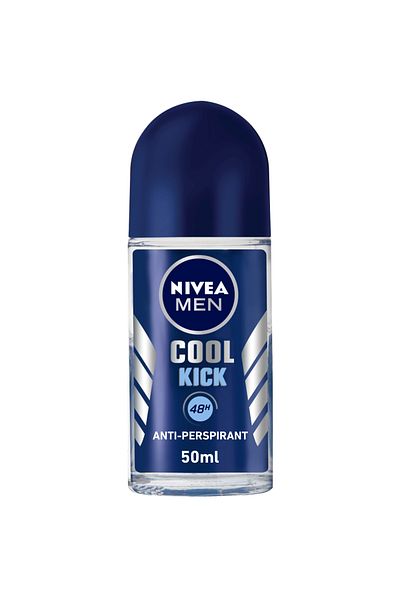 NIVEA NIVEA MEN Cool Kick, Deodorant for Men, Fresh Scent, Roll-on 50ml
