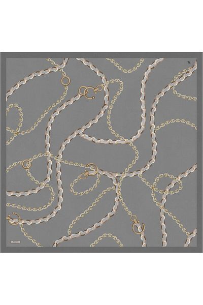 Armine Twill Silk Scarf 9346D