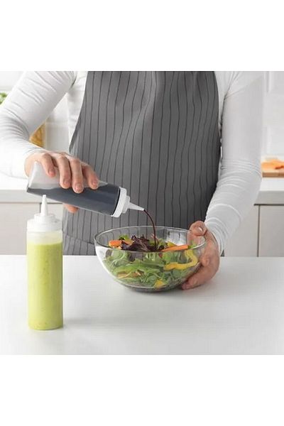 IKEA Grilltider Sauce Bottle, Transparent, 330 Ml, 2 Pcs