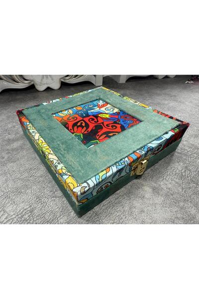 Jewel Ethnic Patterned Rosary Box