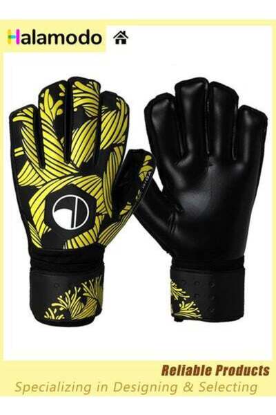 HALAMODO قفازات حارس المرمى، قفازات حارس مرمى كرة القدم، قفازات كرة قدم سميكة...