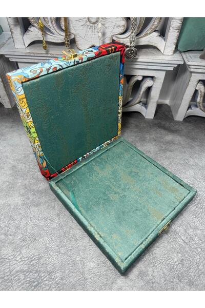 Jewel Ethnic Patterned Rosary Box