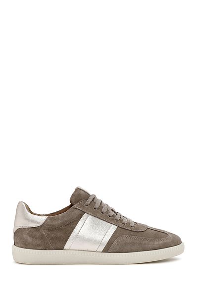 Derimod Mink Suede Leather Women's Sneakers - Lace-up, 24wfd 370914