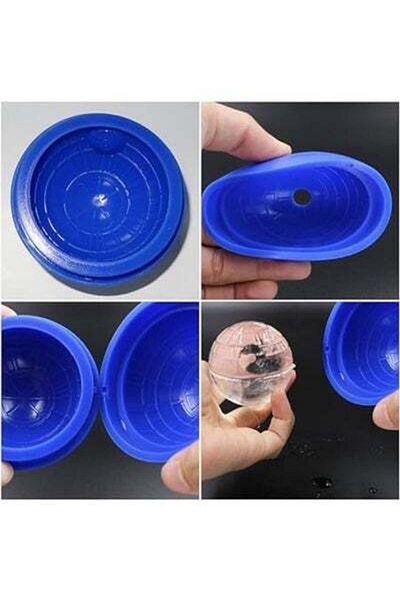HALAMODO Round Ice Ball Maker Mold, Spherical PP Mold, Ball Popsicle Mold, Cube Tray Box Making Gifts, Kitche