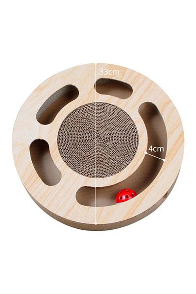 Glipet Round Cardboard Cat Scratching Stand 33X6 cm