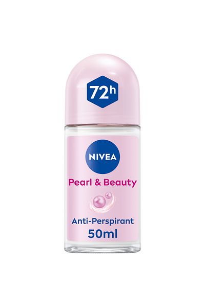 NIVEA NIVEA Pearl & Beauty, Antiperspirant for Women, Pearl Extracts, Roll-on 50ml