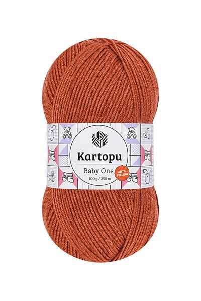 Kartopu Baby One K1210 (Tile) Anti-Pilling Hand Knitting Thread/Wool 1 Piece
