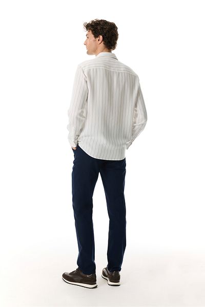 Mudo Striped Regular Fit Long Sleeve Shirt