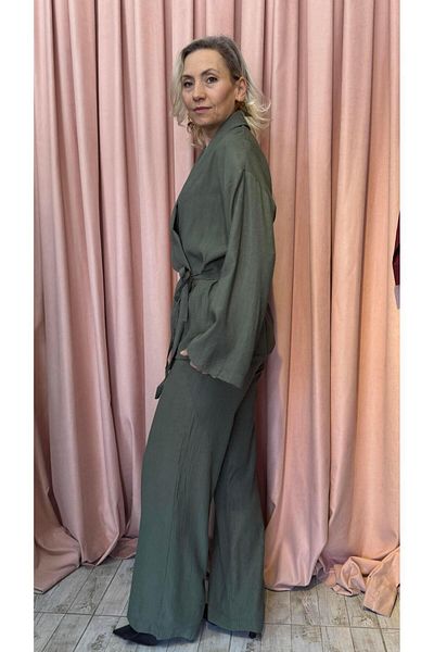 Hotfashion Shawl Collar Kimono Suit