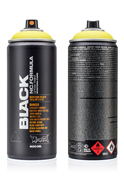 MONTANA Black 400ml Infra Yellow BLK IN 1000