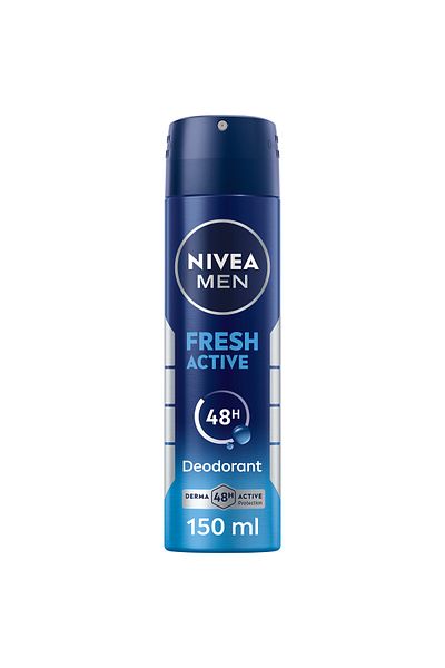 NIVEA NIVEA MEN Fresh Active, Antiperspirant for Men, Fresh Scent, Spray 150ml