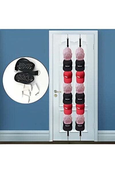 HALAMODO 8-Hook Over Door Hanger, Bag Clothes Hat Umbrella Organizer Holder Rack