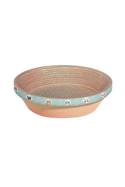 Glipet Extra Large Bowl Shaped Cardboard Cat Scratching 50X9 cm