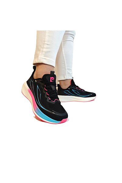 Pierre Cardin 11365 Pantofi sport negri anti-alunecare pentru alergare