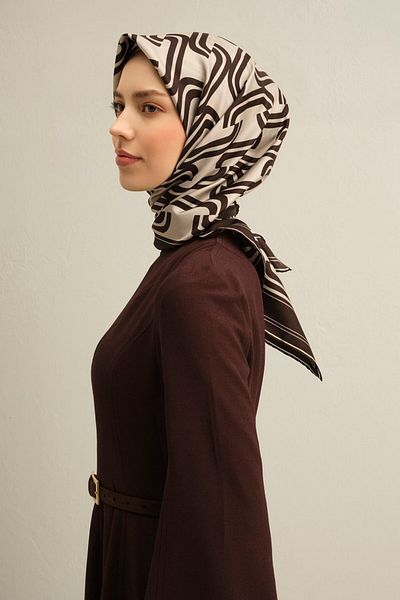Armine Twill Silk Scarf 9343D