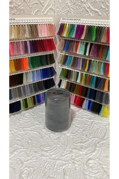 Oskar Number 50 Polyester Denim Sewing Thread 5000 Mt (Gray)