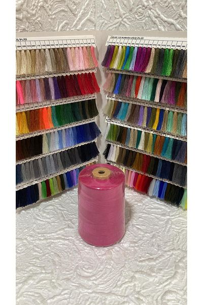 Oskar Size 50 Denim Sewing Thread 100% Polyester 5000 Mt (Pink)