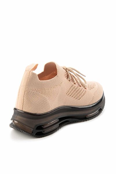 Bambi Μπεζ Λευκό Γυναικείο Sneaker K 01718005482