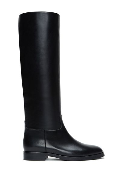 Derimod Women's Black Leather Boots - 24Wfd 100518