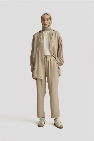 Armine Modal Carrot Pants 25Yd4240-2 Beige