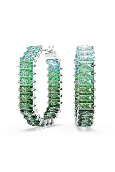 Swarovski 5705787 Swarovski Küpe Matrıx:Pe Gre/Rhs