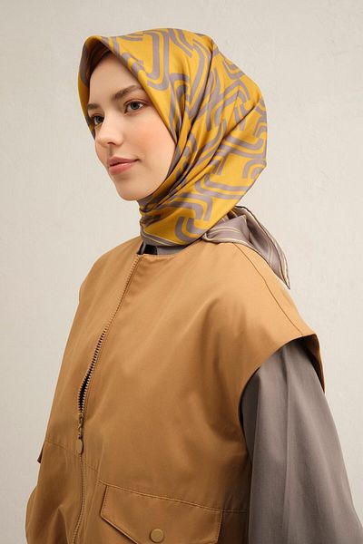 Armine Twill Silk Scarf 9343D