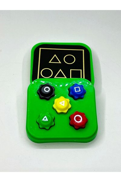 ByCaretta Squid Game Games - 5 Stone Square Boxed Game Set