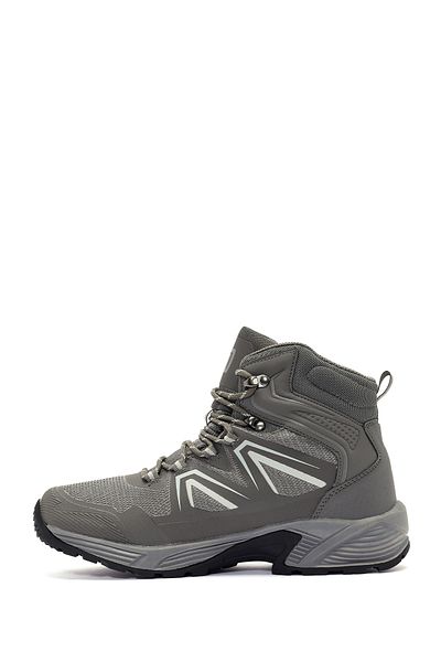 Derimod Dry Men's Gray Laced Waterproof Leather Outdoor Boots 24Wfd 693514