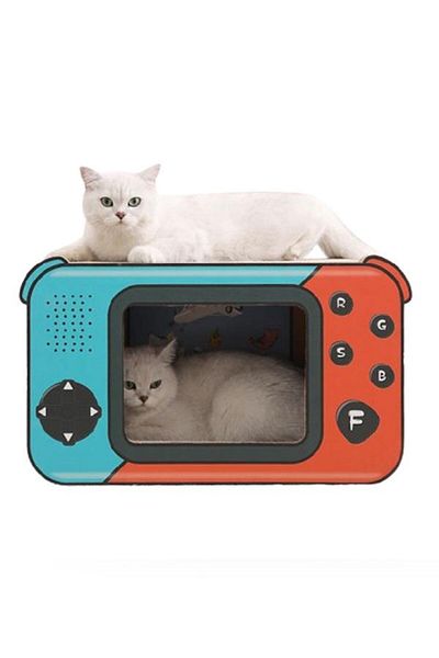 Glipet Game Box Shaped Cardboard Cat Scratching 44X34X23 cm