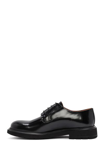 Derimod Men's Black Lace-Up Leather Casual Shoes 24Wfd 722022