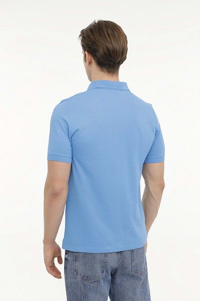 lumberjack Tricou cu mânecă scurtă pentru bărbați M-ct953 Basic 4fx - Albastru aviator